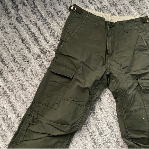Carhartt Olive Green Cargo Pants - Picture 4 of 6